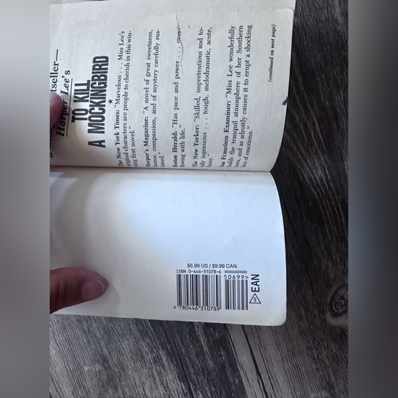 To Kill a Mockingbird by Harper Lee (Paperback, 1982) Book - Picture 9 of 16